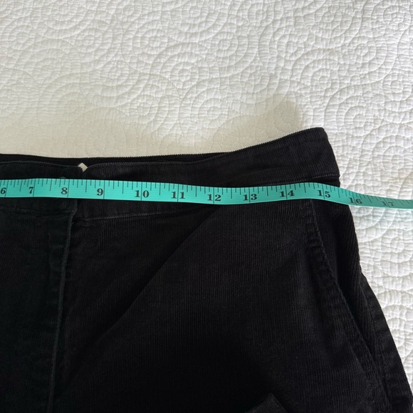 Eileen Fisher Black Wide Leg Corduroy Pants - Picture 12 of 15